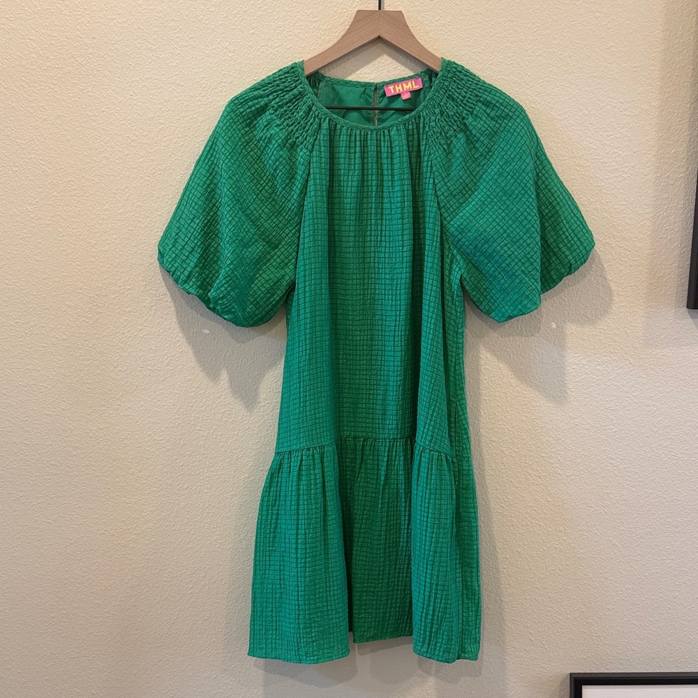 THML Emerald Green Casual Dress